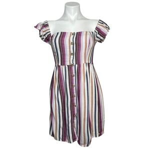 Aeropostale Prarie Dress Fairy Cottage Coquette Rayon Size M Feminine Festival